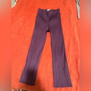 Issey Miyake Purple Pleats Please Pants